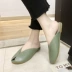 Giày sandal đế xuồng màu đỏ và dép nữ mùa hè 2019 màu kẹo mới mang phong cách thời trang đế xuồng thời trang - Dép Dép