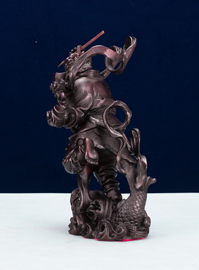 铜魁星摆件客厅书房魁星踢斗纯铜