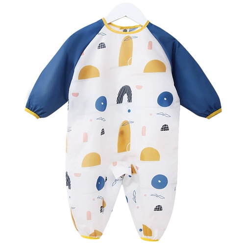 Детский фартук, водонепроницаемые детские штаны для ползания, нагрудник для еды, анти-грязь