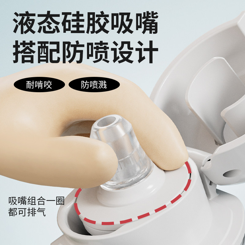 伊斯卡尔儿童保温杯宝宝外出直饮杯婴儿水杯吸管杯幼儿园喝水壶,淘宝优惠券,粉丝福利购,淘宝优惠卷