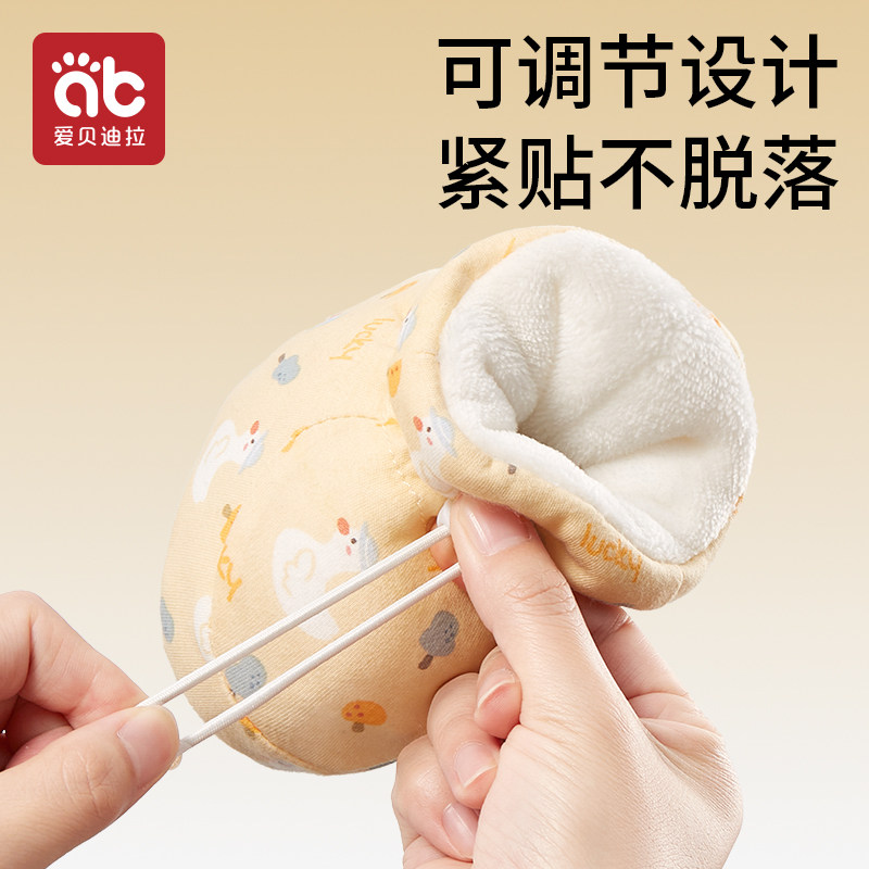 初生婴儿步前鞋子秋冬款0到6个月女宝宝男幼儿小月龄外出软底鞋袜,淘宝优惠券,粉丝福利购,淘宝优惠卷