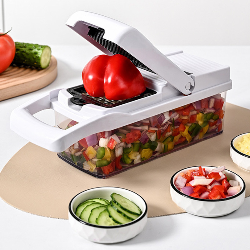 厨房切丁神器切粒切块沙拉切割机家用切菜土豆丝刨丝器擦丝切丝器,淘宝优惠券,粉丝福利购,淘宝优惠卷