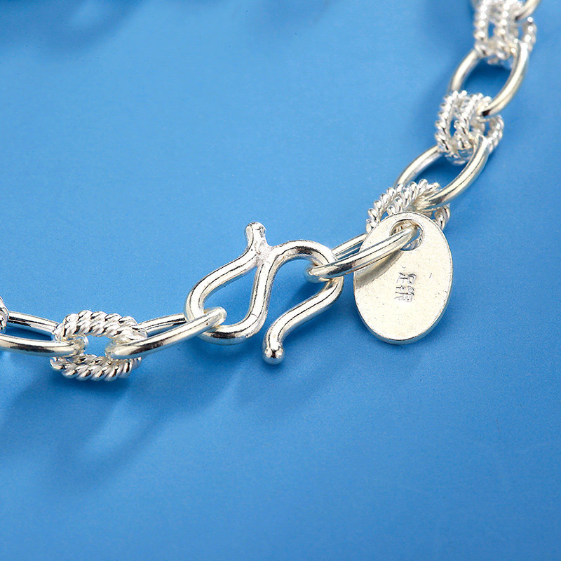 诗美洛莲蓬999足银手链韩版 诗美洛手链