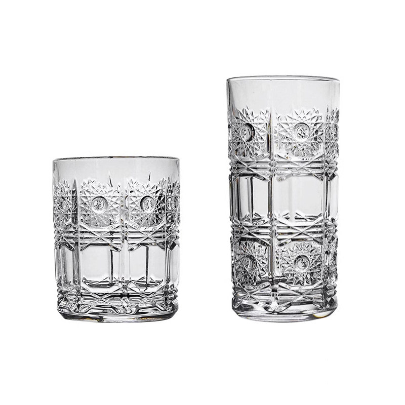 捷克BOHEMIA进口水晶玻璃xo威士忌杯洋酒杯刻花高水杯果汁饮料杯,淘宝优惠券,粉丝福利购,淘宝优惠卷