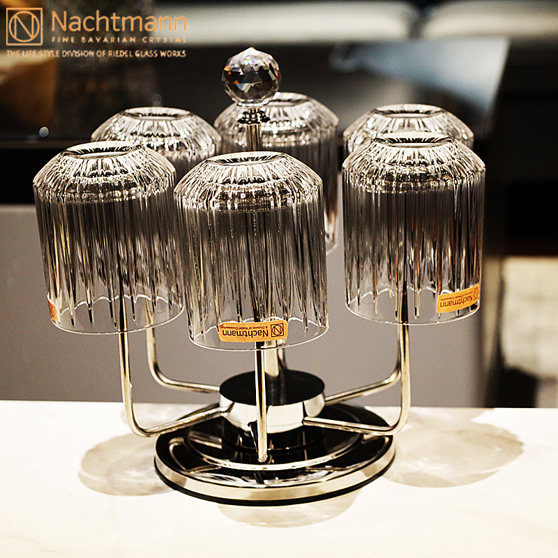 德国进口水晶玻璃高档XO洋酒杯啤酒杯威士忌酒杯高水杯子家用套装 - 图1