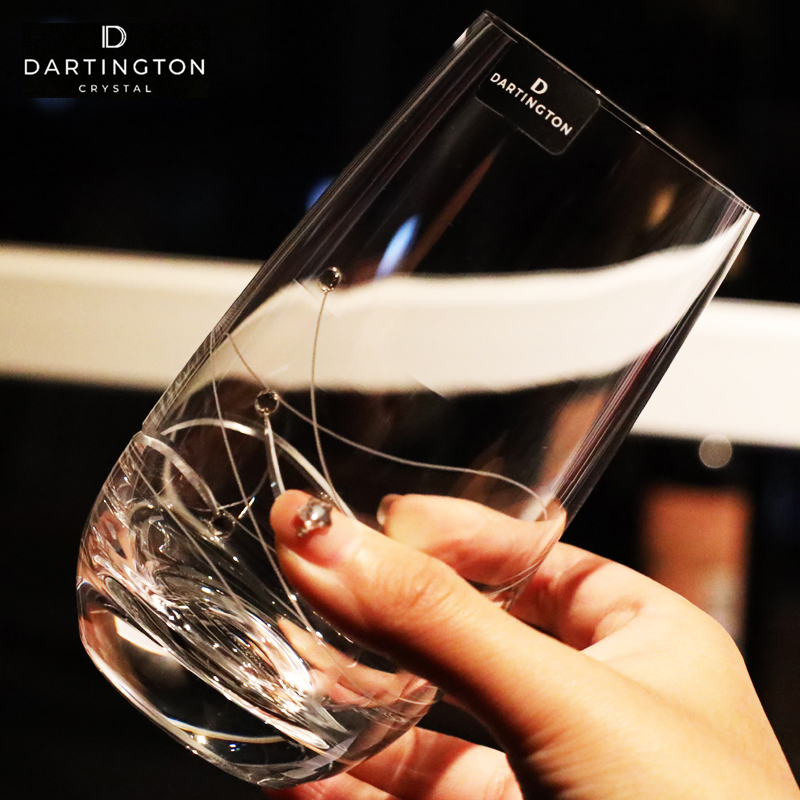 英国进口DARTINGTON水晶玻璃高档轻奢威士忌洋酒杯饮料果汁水杯子 - 图0