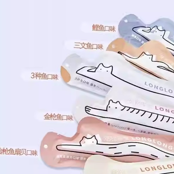 尾巴生活猫一条猫条猫咪零食成猫幼猫增肥营养长胖鲜湿粮12g*6支-图1