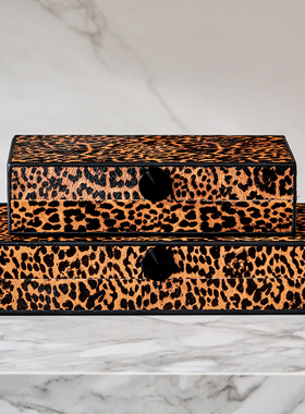 样板间玄关装饰品收纳首饰盒卡萨