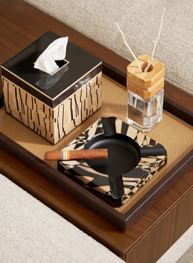 艺术轻奢风雪茄烟灰缸办公室摆件