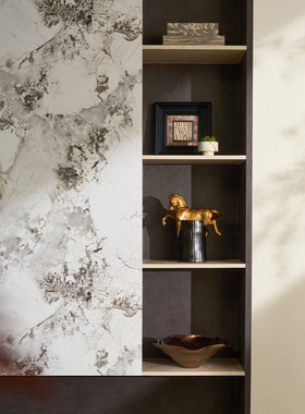 水纹木皮肌理装饰盒收纳盒家居摆件首饰盒高档质感软装艺术储物盒