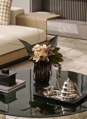 老钱风复古怀旧系列旧时光糖果罐摆件高级感客厅茶几软装搭配设计