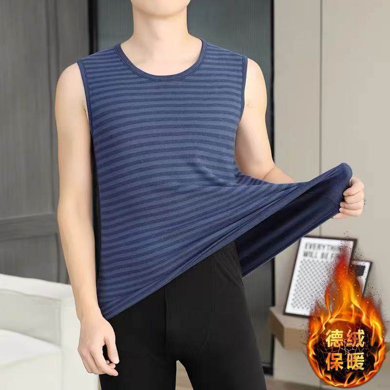 男士加厚保暖背心秋冬季德绒发热打底马甲修身防寒无袖坎肩上衣,淘宝优惠券,粉丝福利购,淘宝优惠卷