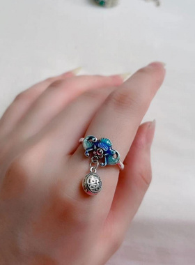 2024新款复古民族风手工纯银景泰