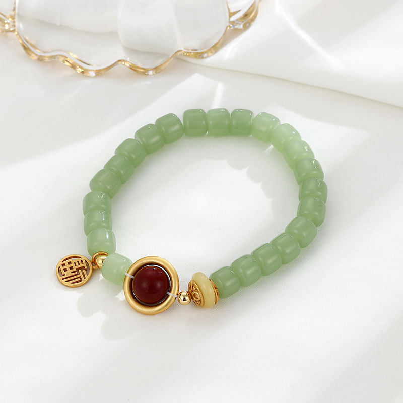 【新年转运】网红爆款金箍相思红豆手链女轻奢高级感天然玛瑙玉髓,淘宝优惠券,粉丝福利购,淘宝优惠卷