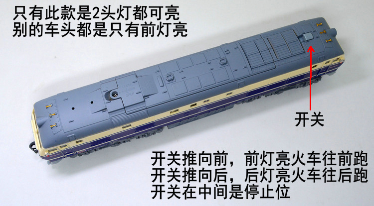 奋发东风11型内燃机车狮子车头儿童仿真模型玩具轨道男孩绿皮火车 - 图1