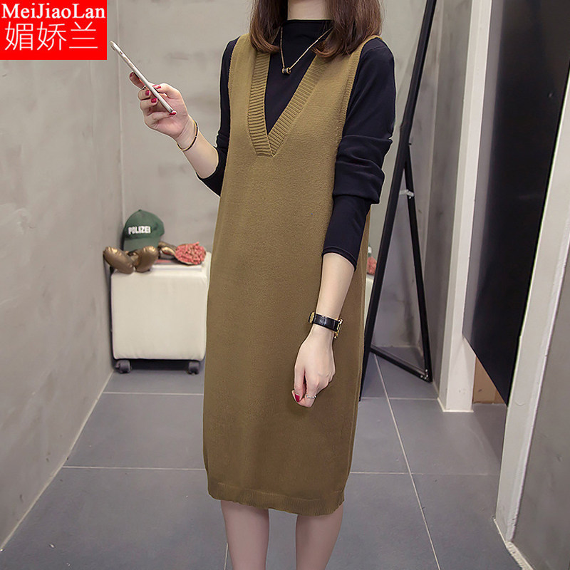 200斤大码女装春秋冬胖妹妹连衣裙 媚娇兰大码女装