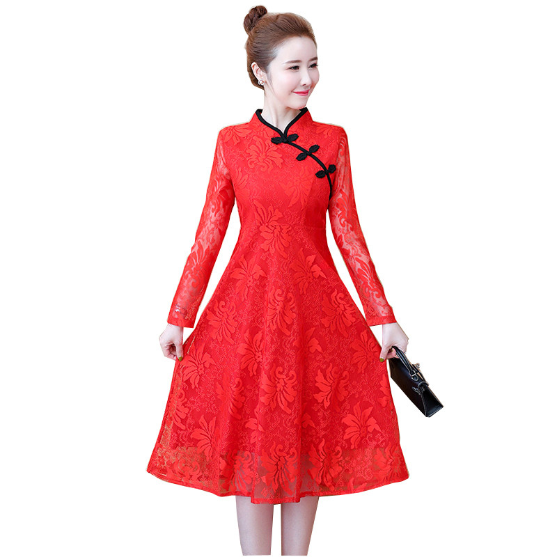 大码女装2020春季外穿洋气连衣裙 媚娇兰大码女装