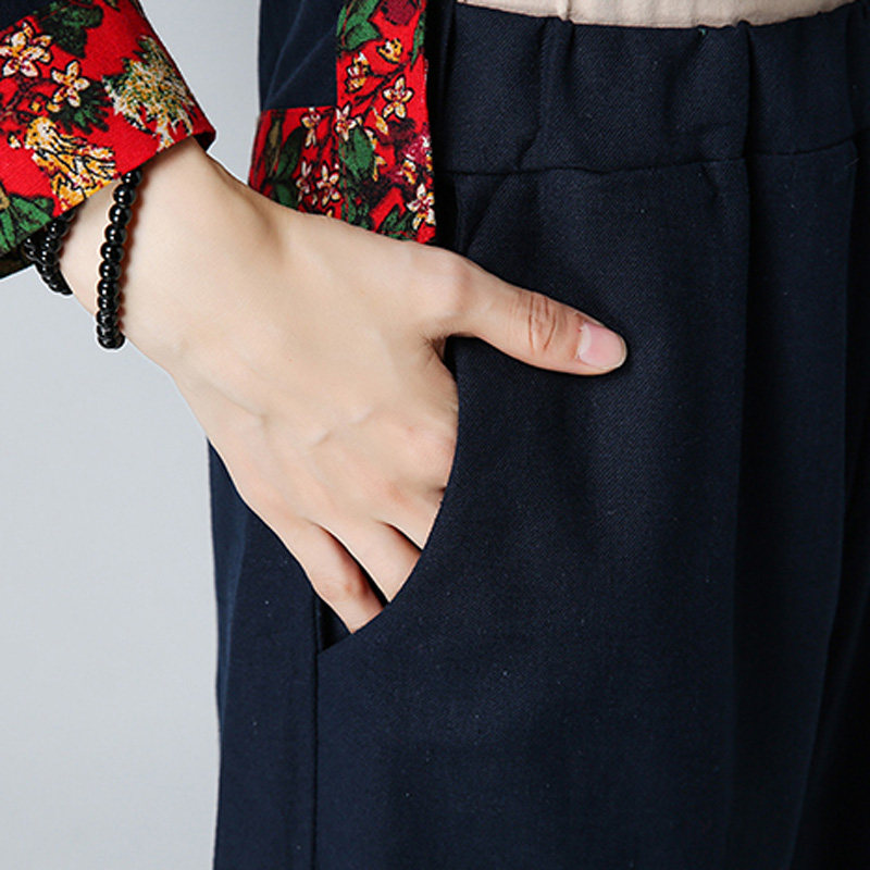 春夏微胖mm棉麻民族风大码女装t恤 媚娇兰大码女装