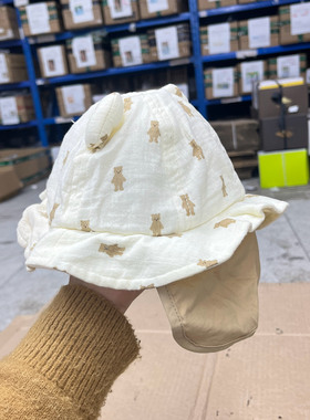 遮阳防晒帽舒适可爱渔夫帽鸭舌帽