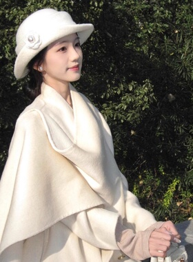 法式优雅千金风礼帽女秋冬赫本风