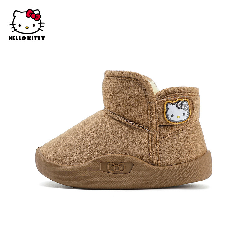 hellokitty童鞋女童大棉鞋冬季新款儿童棉靴加绒皮毛一体靴,淘宝优惠券,粉丝福利购,淘宝优惠卷