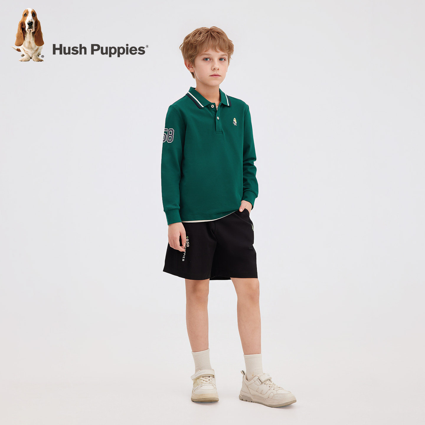 暇步士童装男童长袖polo衫春秋新品大童学院风儿童休闲运动上衣,淘宝优惠券,粉丝福利购,淘宝优惠卷