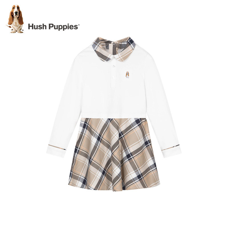 暇步士童装女童裙子春秋新款中大童甜美长袖连衣裙儿童polo公主裙,淘宝优惠券,粉丝福利购,淘宝优惠卷