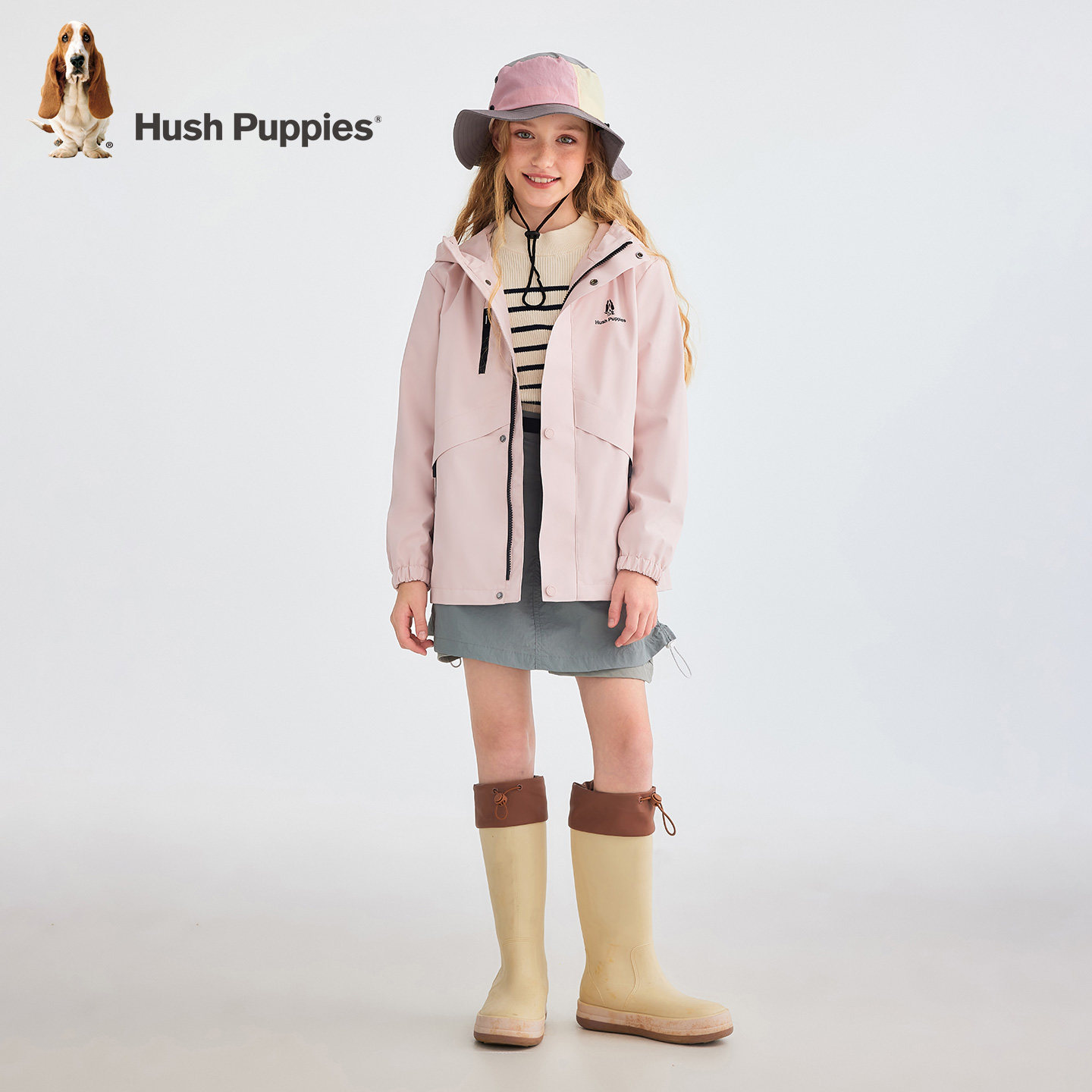 暇步士童装儿童三防风衣春秋新品男童休闲连帽女童轻户外运动外套,淘宝优惠券,粉丝福利购,淘宝优惠卷