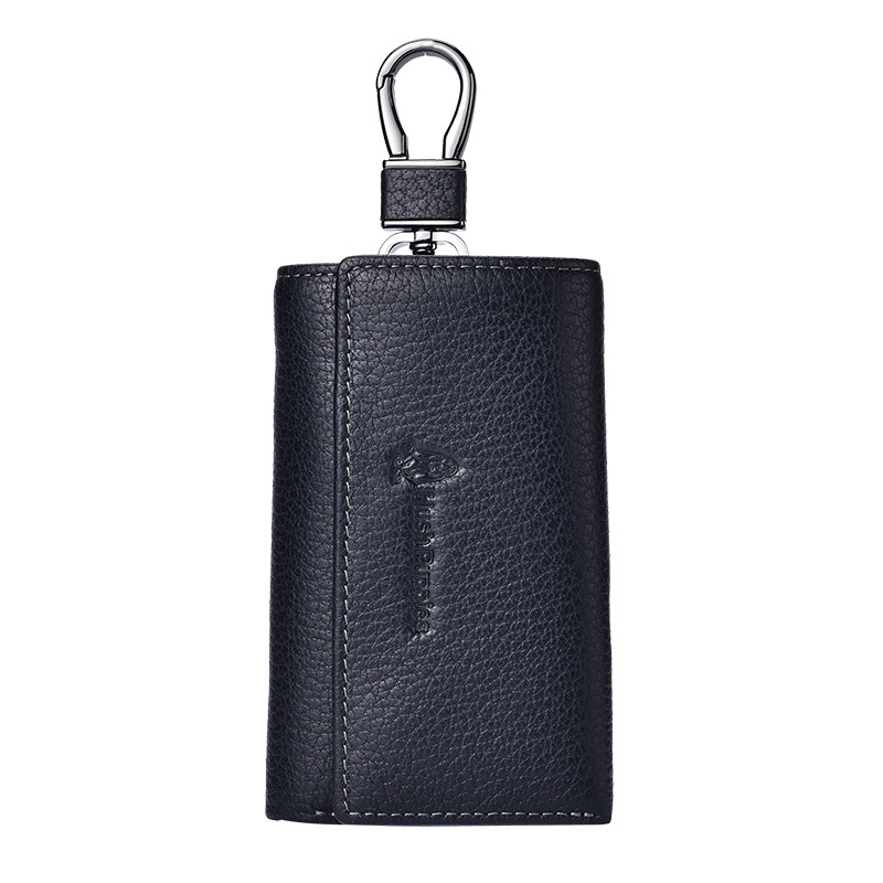 暇步士钥匙包男头层牛皮商务零钱包 暇步士箱包钥匙包