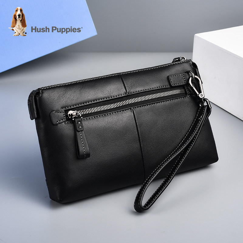 暇步士男2022新款商务休闲真皮男包 暇步士箱包男士包袋