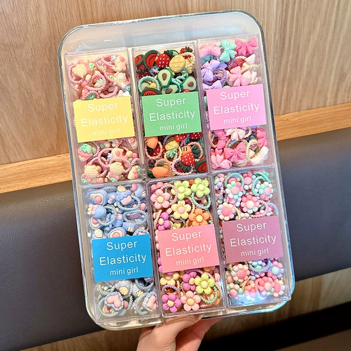 Детский безвредный маленький аксессуар для волос, эластичная резинка для волос, не повреждает волосы