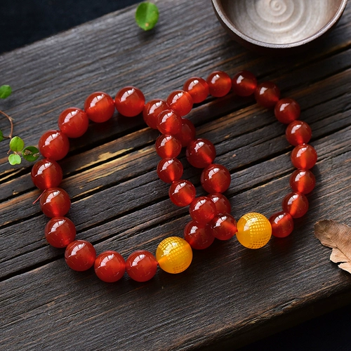 Ониксовые четки из круглых бусин, оберег на день рождения, браслет с одной бусиной, мужской аксессуар для влюбленных