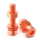Copper hexagonal screw matching flat elastic mother