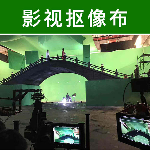 绿幕抠像布摄影扣像拍照绿色背景布白色蓝色专业影视直播拍摄绿布抠图幕布大尺寸影棚影视后期网红纯色背景架 - 图0