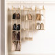 Bag storage hanging bag wardrobe hanging hanging bag artifact wall-mounted dormitory storage rack multi-layer fabric storage pocket