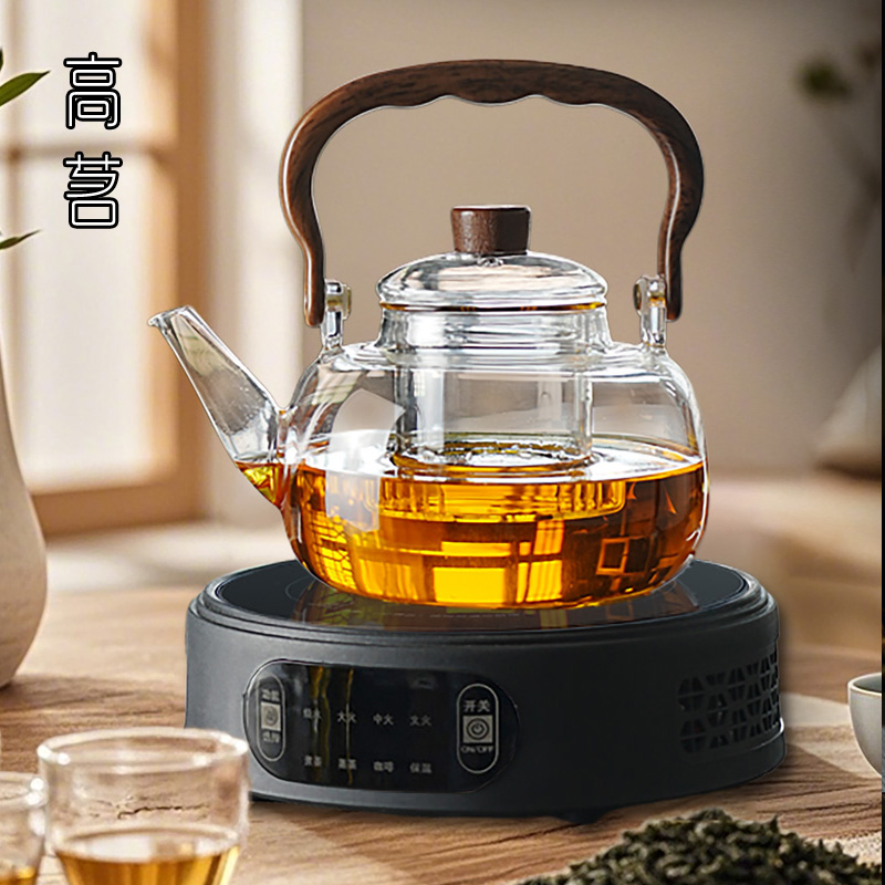 2025新款电陶炉煮茶壶一整套装煮茶炉高硼硅玻璃烧水壶专用办公室 - 图3