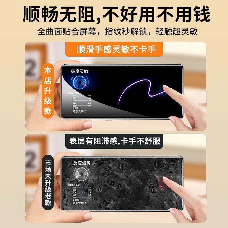 适用荣耀X50钢化膜华为荣耀x50gt手机膜honorx50pro防窥膜曲面屏叉50款专用保护曲屏50x新款全屏防摔防窥贴膜