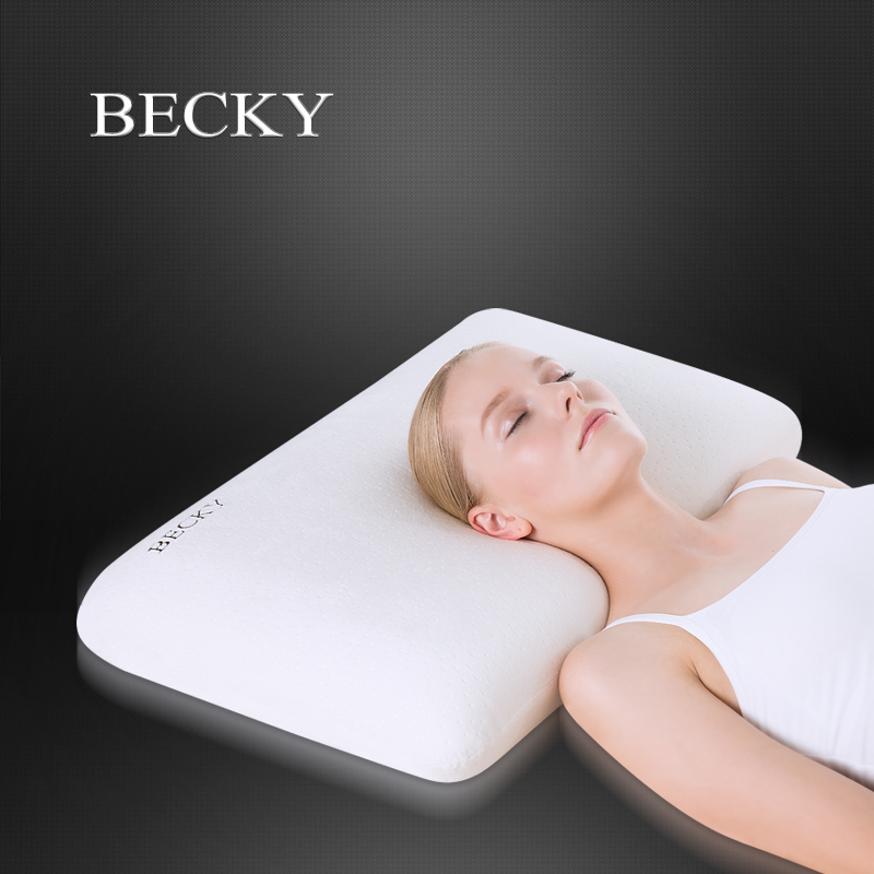 BECKY助睡眠枕头深度科技睡眠舒适枕慢回弹护颈椎记忆棉柔软枕芯 - 图1