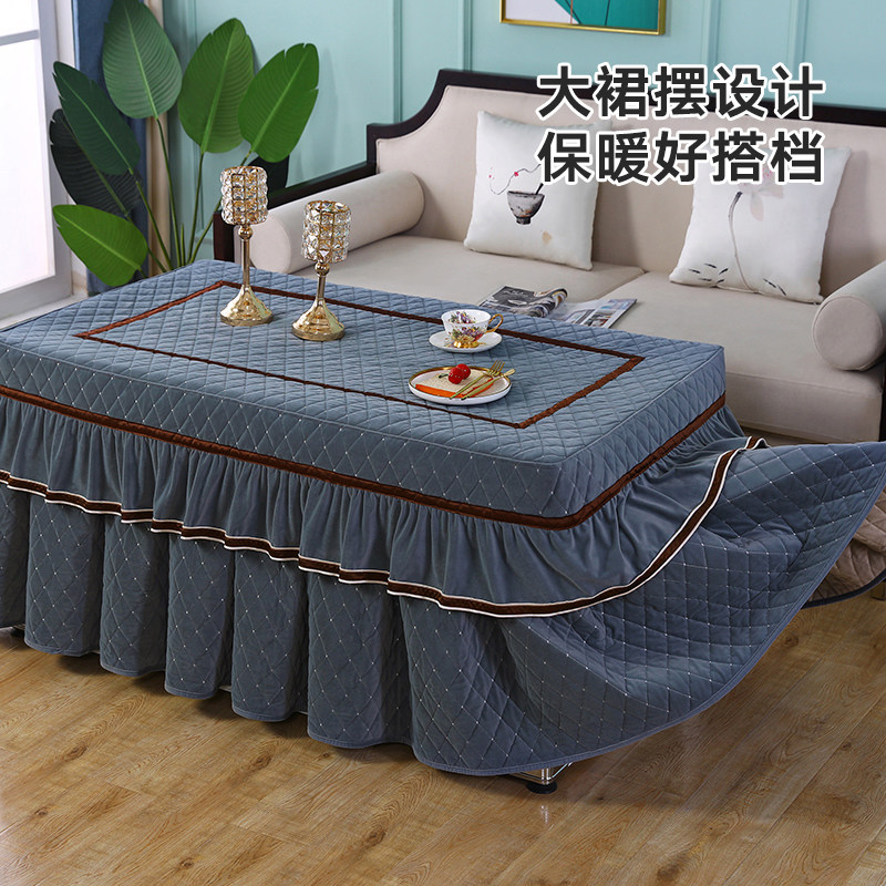 新款加厚烤火桌子罩套长方形加绒桌布家用烤火炉取暖器茶几电炉罩,淘宝优惠券,粉丝福利购,淘宝优惠卷