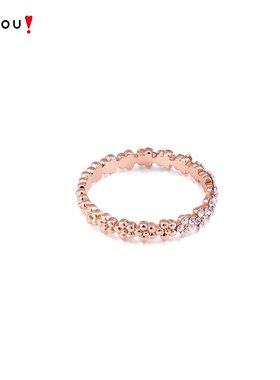 AJIDOU阿吉豆戒指女款设计感指环尾戒