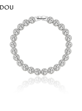 阿吉豆手链女款圆环手环精致手串