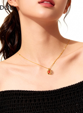 阿吉豆项链女时尚气质颈链锁骨链