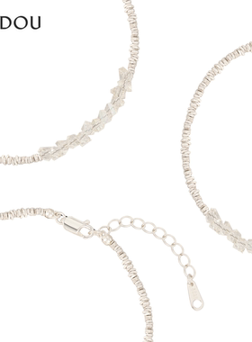 AJIDOU阿吉豆手链女925银碎银子轻奢精致叠戴高级感手环手饰