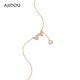 AJIDOU Ajidou Necklace Women's Fashion Freshwater Pearl Romantic Love Elegant Clavicle Chain Necklace