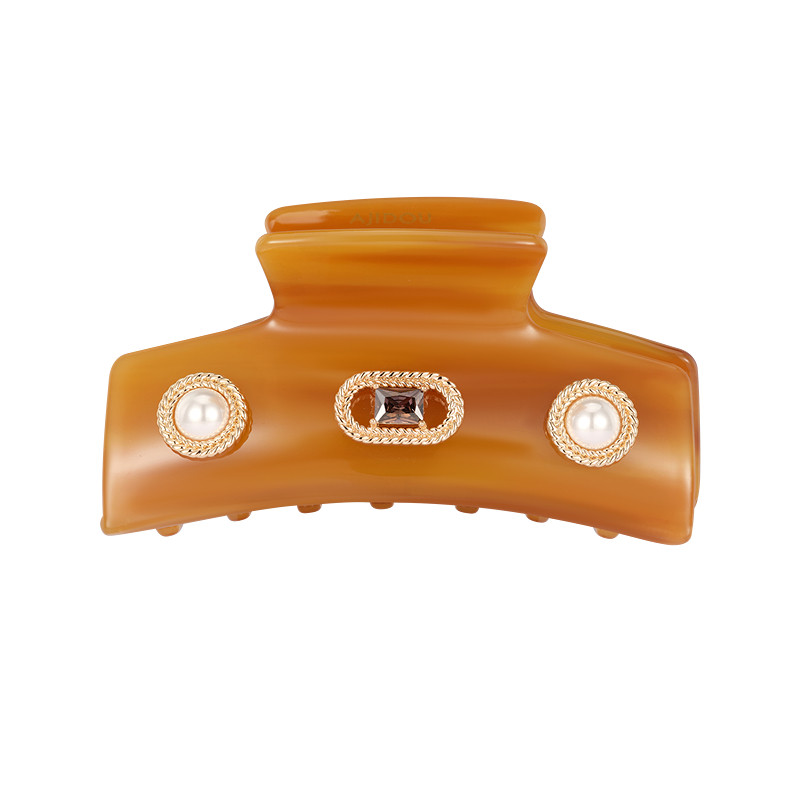 AJIDOU阿吉豆发卡女发夹后脑勺大抓夹鲨鱼夹时尚边夹刘海夹发饰,淘宝优惠券,粉丝福利购,淘宝优惠卷