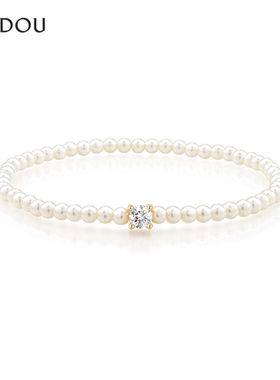 阿吉豆手链女仿珍珠手串轻奢串珠