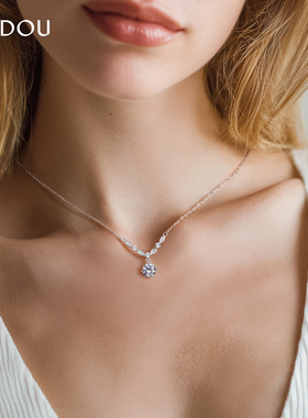 阿吉豆项链人鱼之泪S925纯银项链