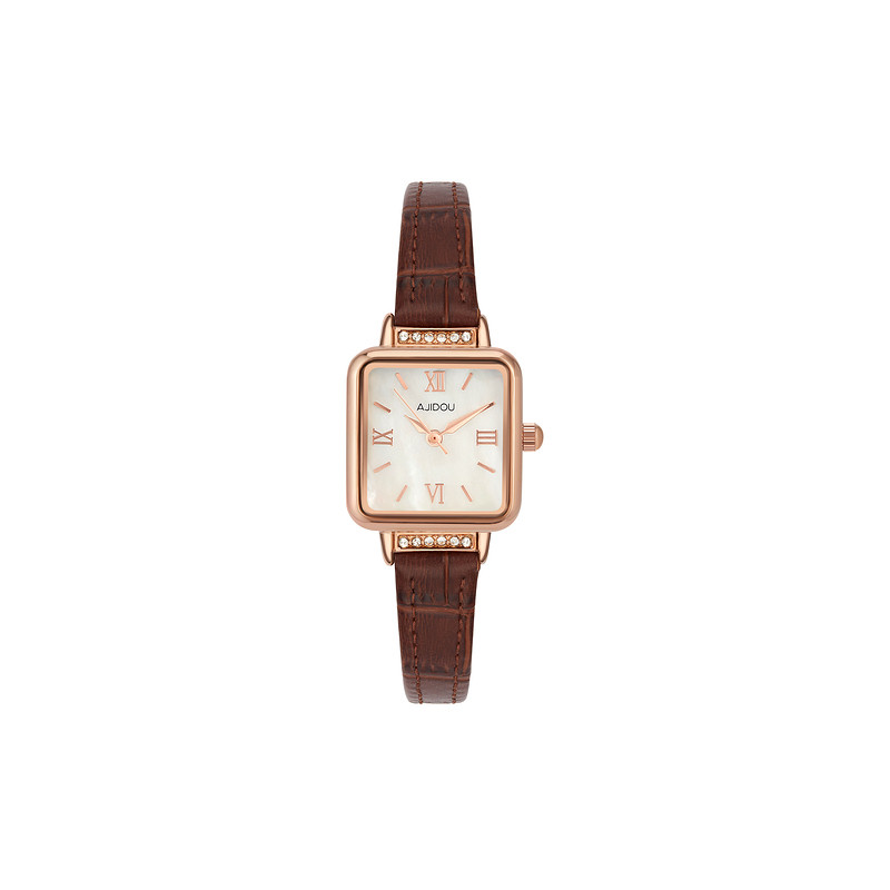 阿吉豆简约轻奢风精致时尚百搭女表 AJIDOU国产腕表