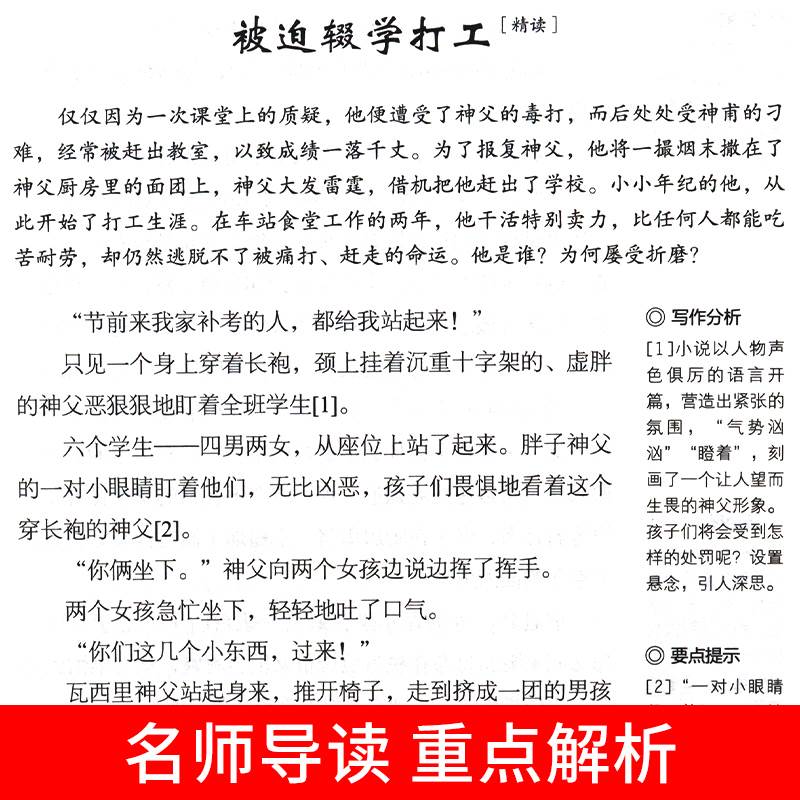 八年级下册课外书全套6册钢铁是怎样炼成的傅雷家书苏菲世界必读正版原著初中初二阅读书籍初中生语文名著版和下练书目名人传K传雷-图2