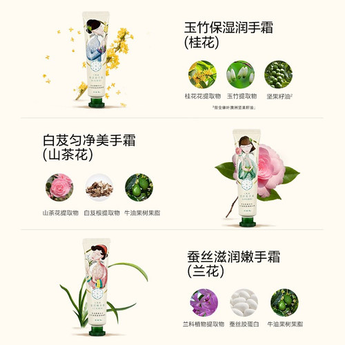 百雀羚护手霜滋润礼盒装送人团购批发小礼物伴手礼正品官方旗舰店 - 图3